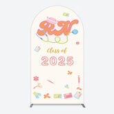 Lofaris Colorful Class 2025 Nurse Graduation Arch Backdrop